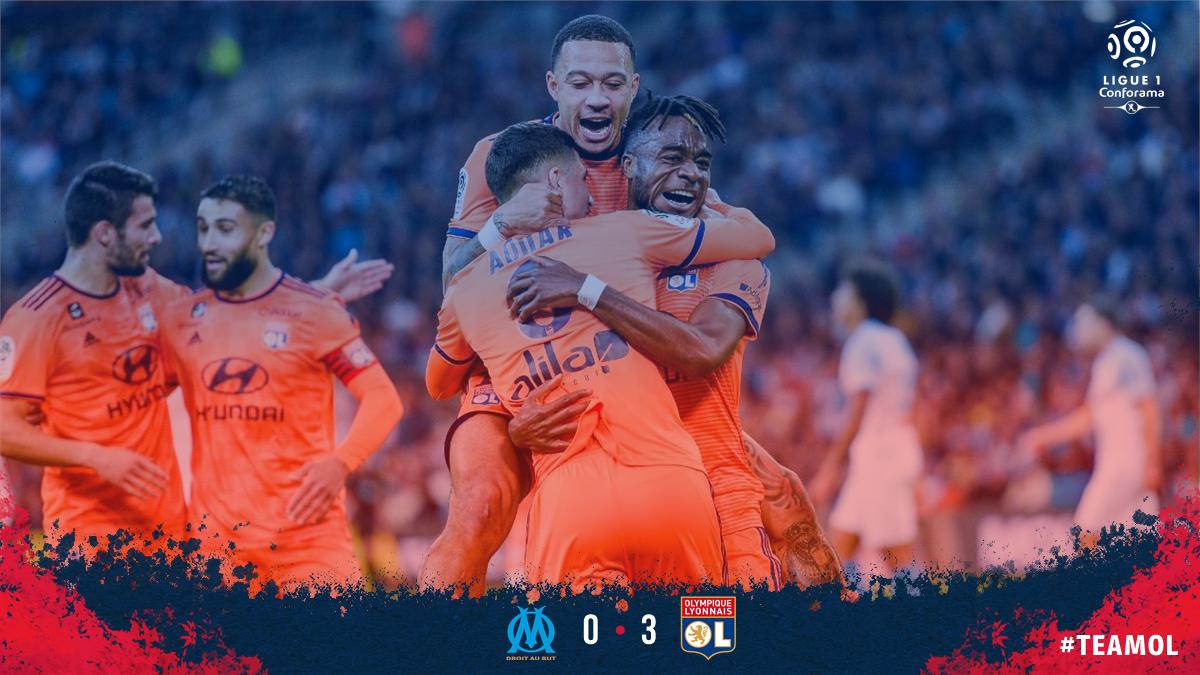 خلاصه بازی مارسی 0-3 لیون