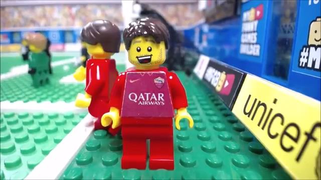 شبیه سازی بازی رم 2-0 یوونتوس با عروسک لگو