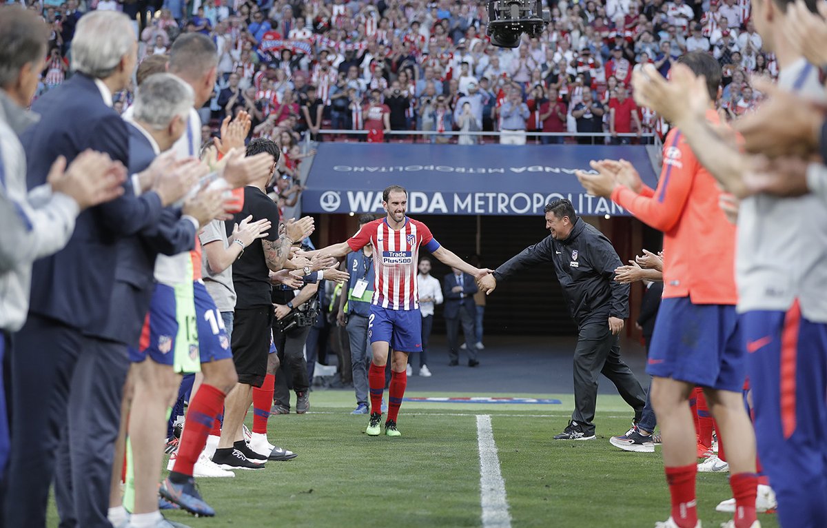 قدردانی باشگاه اتلتیکو مادرید از گودین