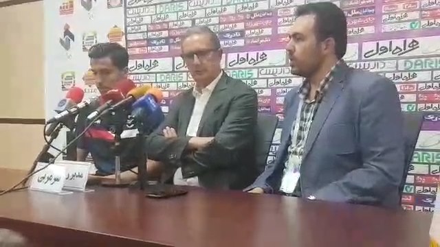 اختصاصی/ کنفرانس خبری جورج لیکنز پس از بازی تراکتورسازی و فولاد