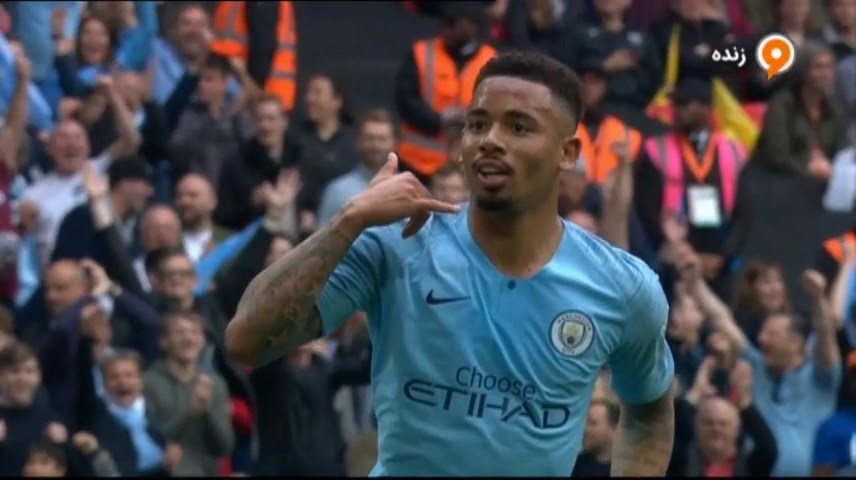 گل چهارم منچستر سیتی به واتفورد (گابریل ژسوس)