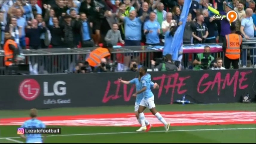 گل پنجم منچستر سیتی به واتفورد (استرلینگ)