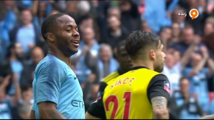 گل ششم منچستر سیتی به واتفورد (استرلینگ)