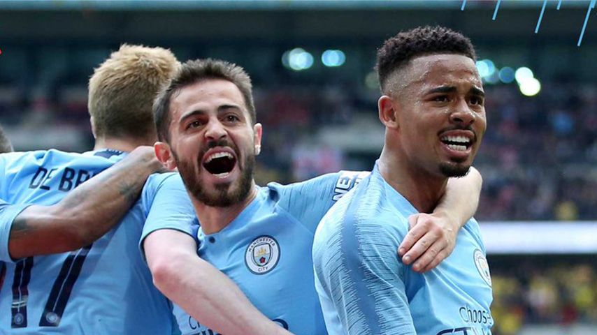 خلاصه بازی منچستر سیتی 6-0 واتفورد (فینال جام حذفی)