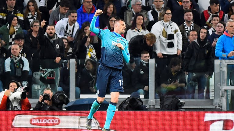 گل اول آتالانتا به یوونتوس (ایلیچ)