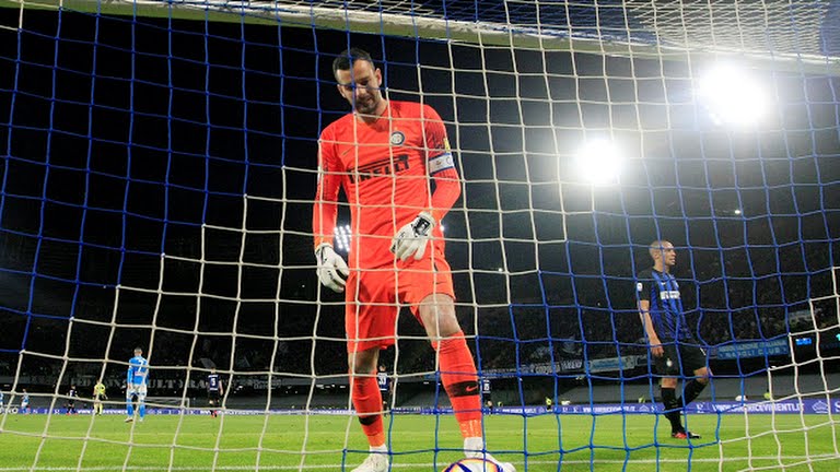 گل دوم ناپولی به اینتر (دنیس مرتنز)