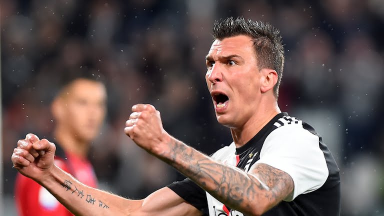 گل اول یوونتوس به آتالانتا (مانژوکیچ)