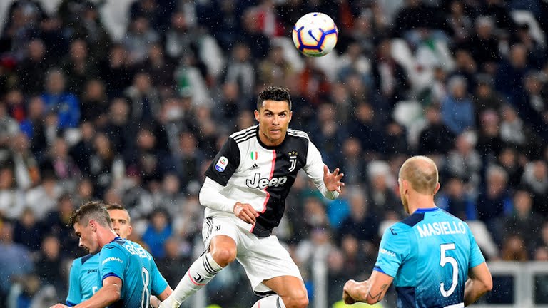 عملکرد رونالدو مقابل آتالانتا