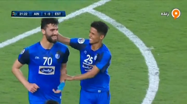 گل اول استقلال به العین (دانشگر)