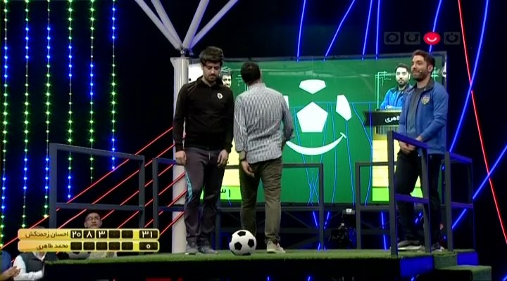 شوتبال: چالش دارت فوتبال و تاب و تور محمد طاهری و احسان زحمتکش