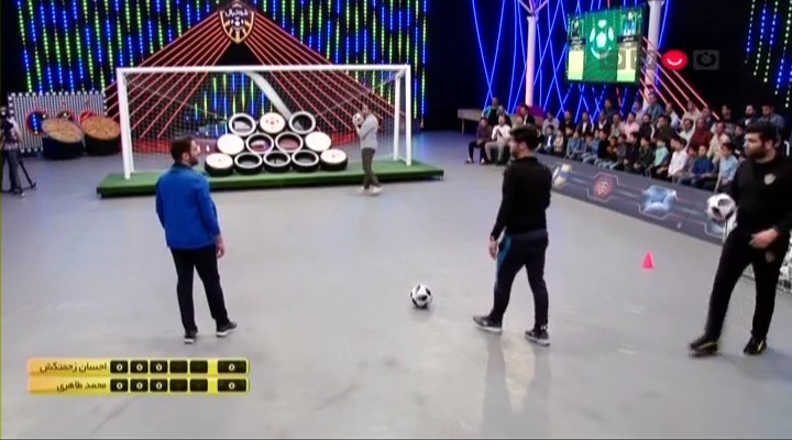 شوتبال: چالش گل یا پوچ محمد طاهری و احسان زحمتکش