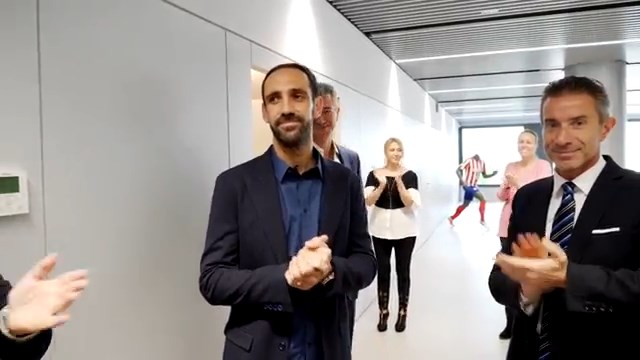 مراسم تجلیل باشگاه اتلتیکو مادرید از خوان فران