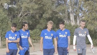 آخرین تمرین والنسیا پیش از بازی با بارسلونا