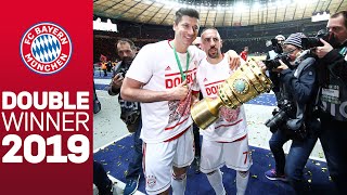 جشن قهرمانی بایرن مونیخ در جام حذفی از نگاه دوربین باشگاه