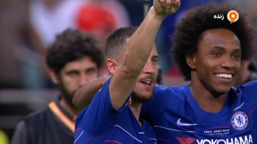 گل چهارم چلسی به آرسنال (دبل هازارد)