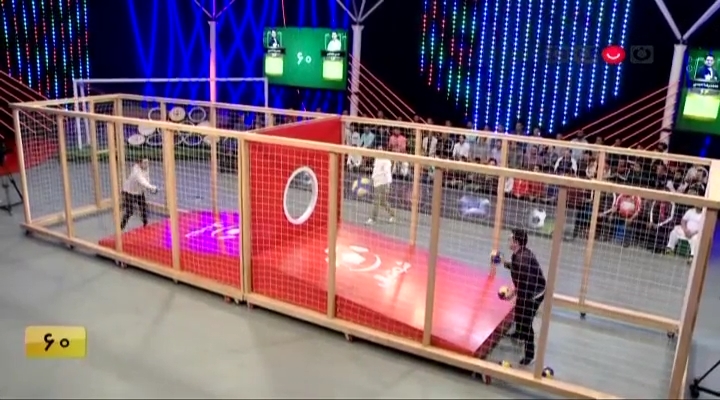 شوتبال: چالش توپخونه محمدرضا احمدی و مهدی توتونچی