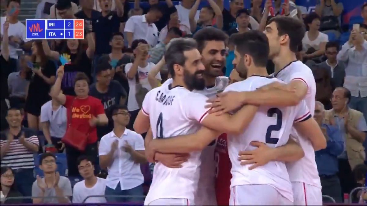 جام ملت های والیبال 2019: ایران 3-1 ایتالیا