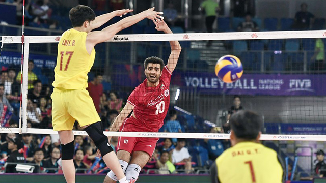 لیگ ملت های والیبال 2019: ایران 3-0 چین