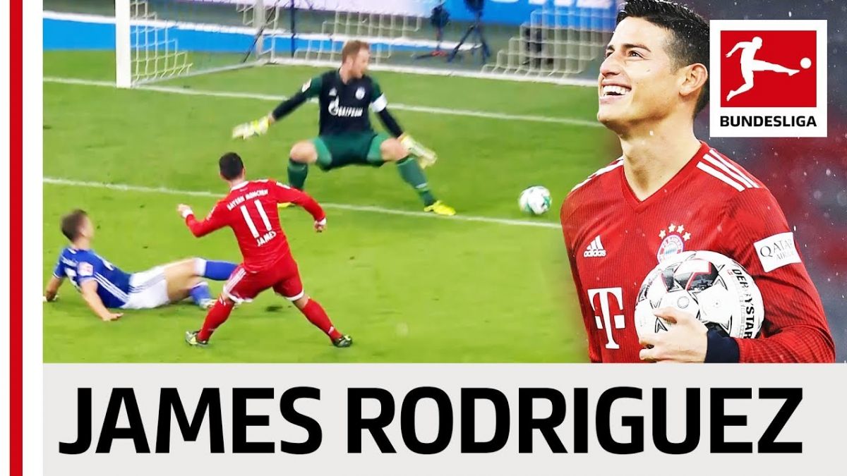 حرکات تکنیکی و گلهای جیمز رودریگز در بوندسلیگا