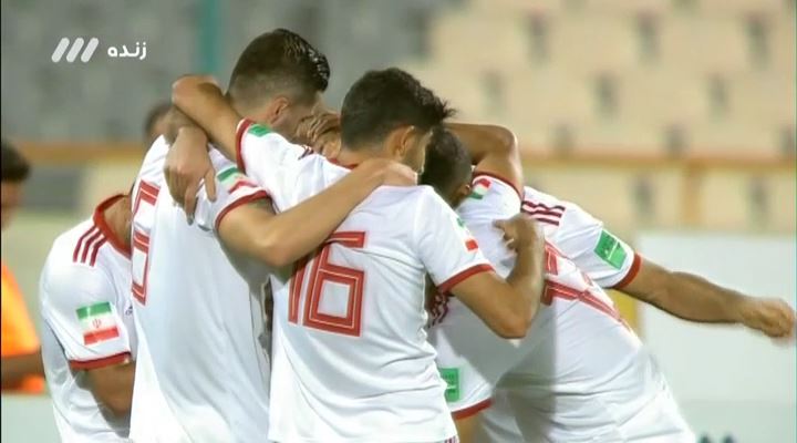 گل چهارم ایران به سوریه (هت تریک طارمی)