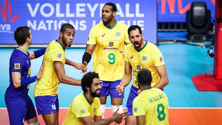 لیگ ملتهای والیبال 2019: ایران 2-3 برزیل