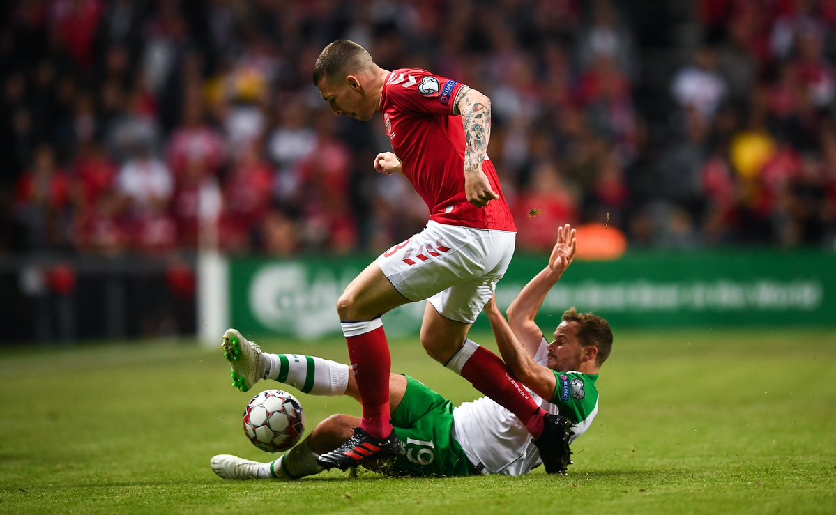 خلاصه بازی دانمارک 1-1 جمهوری ایرلند