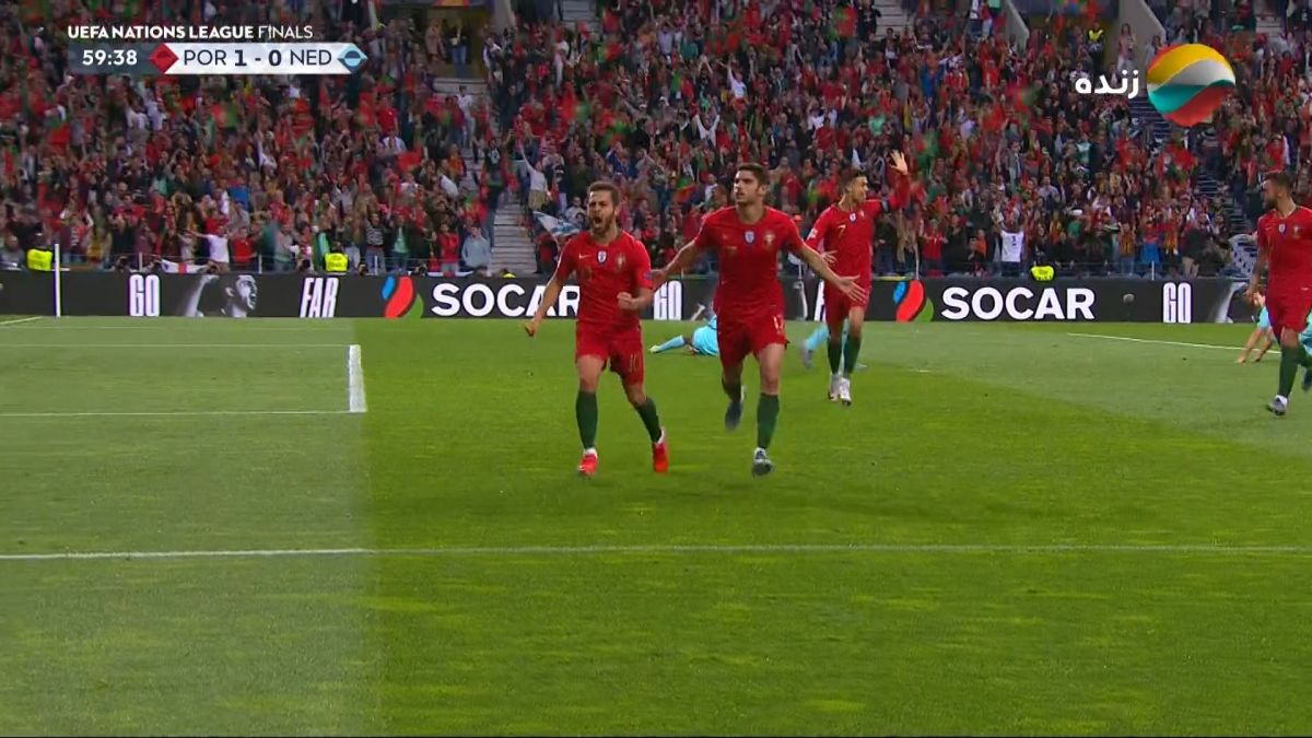 گل اول پرتغال به هلند (گوئدس)