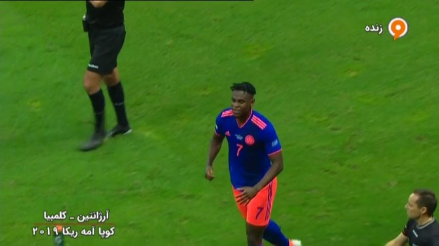 گل دوم کلمبیا به آرژانتین (زاپاتا)