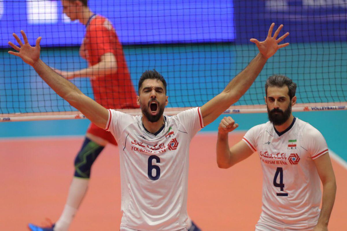 لیگ ملتهای والیبال 2019: ایران 3-0 روسیه