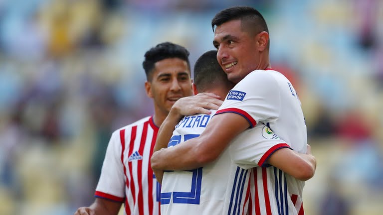 گل اول پاراگوئه به قطر (اسکار کاردوزو)