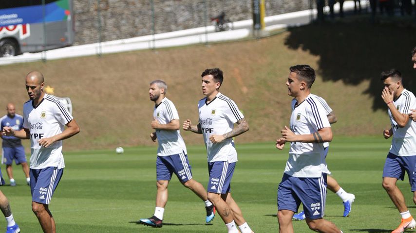 تمرین آرژانتین برای تقابل با پاراگوئه