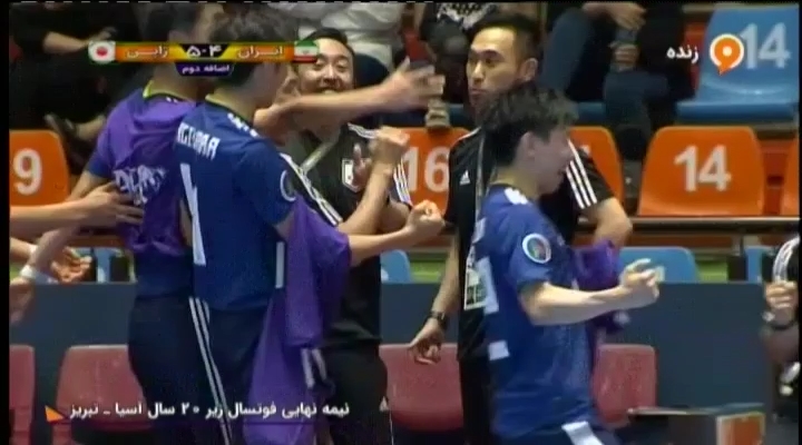 خلاصه بازی ایران 4-8 ژاپن (نیمه نهایی فوتسال زیر 20 سال آسیا)