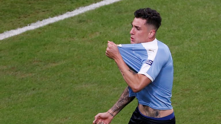 گل دوم اروگوئه به ژاپن (خیمنز)