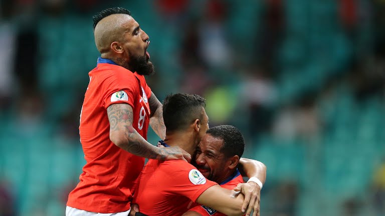 گل دوم شیلی به اکوادور (الکسیس سانچز)