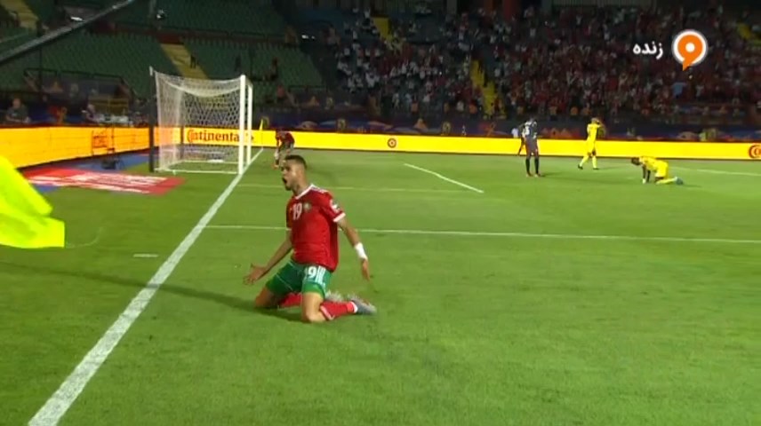 گل اول مراکش به بنین (یوسف النصیری)