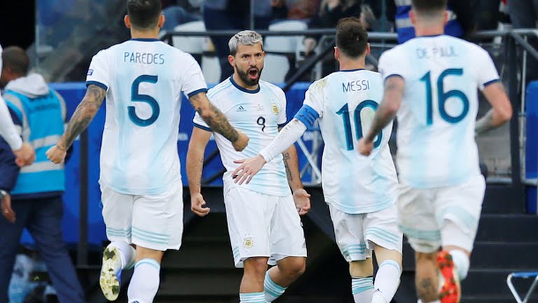 گل اول آرژانتین به شیلی (آگوئرو)