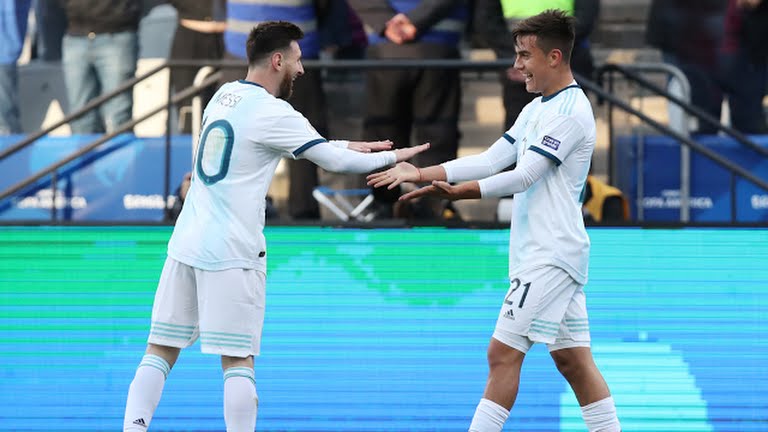 گل دوم آرژانتین به شیلی (دیبالا)