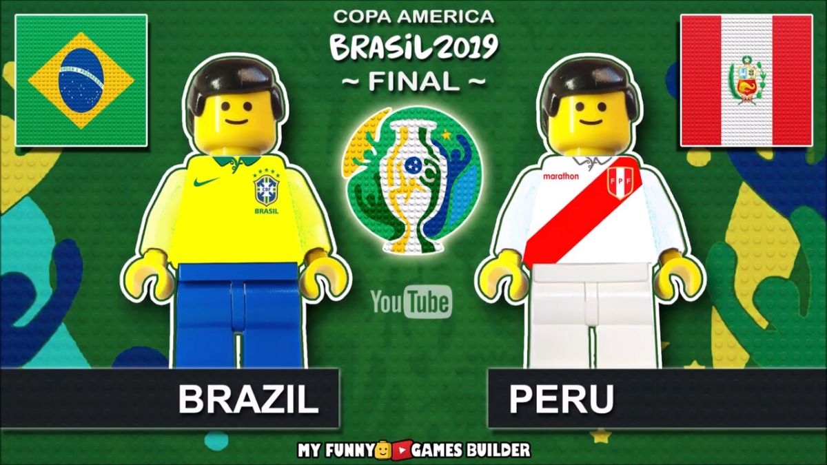 شبیه سازی بازی برزیل 3-1 پرو با عروسک لگو
