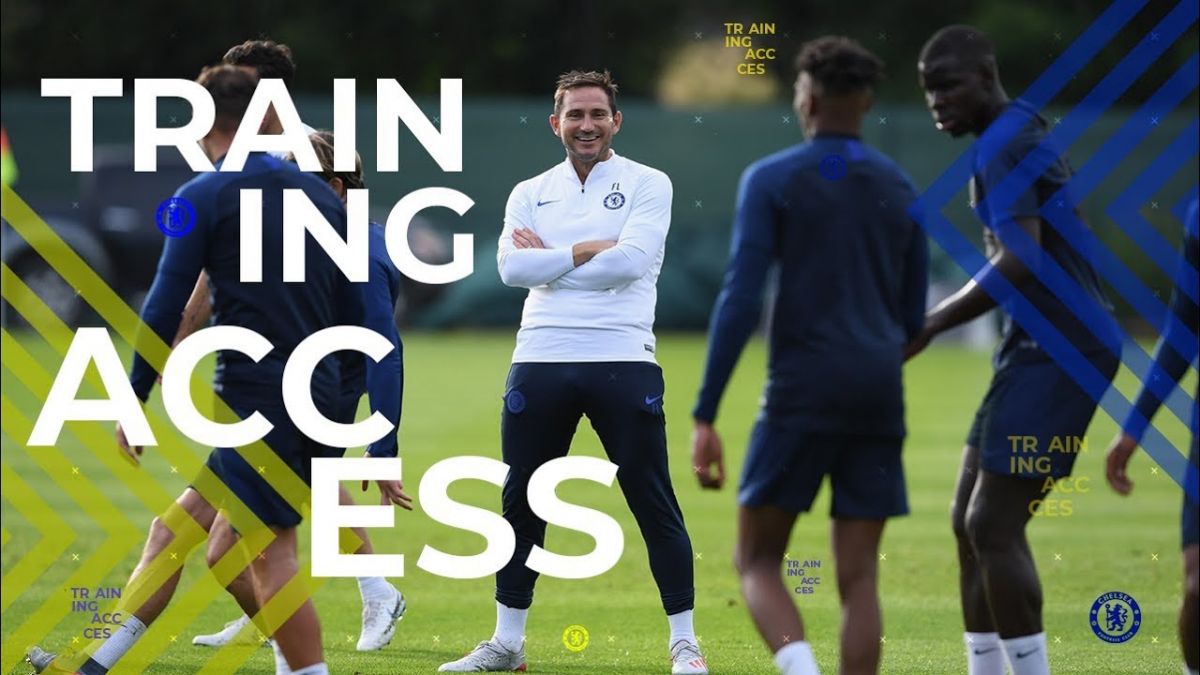 اولین تمرین چلسی با مربیگری لمپارد