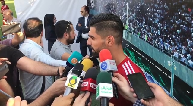 اختصاصی/ مصاحبه مرادمند ، عبدالله زاده ، اسدی ،رنجبری و واسعی در حاشیه تمرین تیم ملی