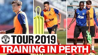 تمرین امروز منچستریونایتد (25 تیر)