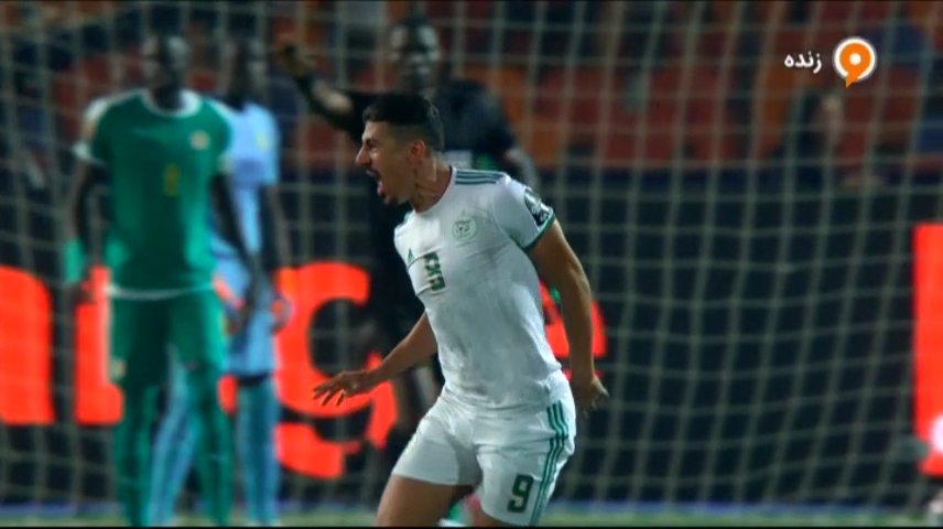 گل اول الجزایر به سنگال (بغداد بونجاح)