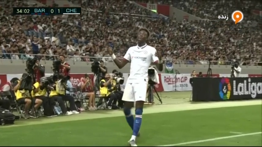 گل اول چلسی به بارسلونا (آبراهام)
