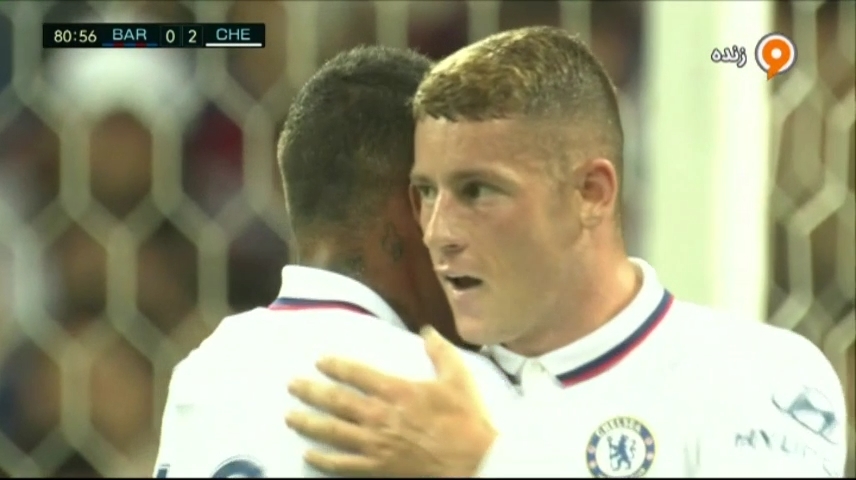 گل دوم چلسی به بارسلونا (بارکلی)