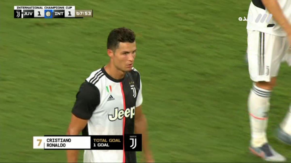 گل اول یوونتوس به اینتر (رونالدو)