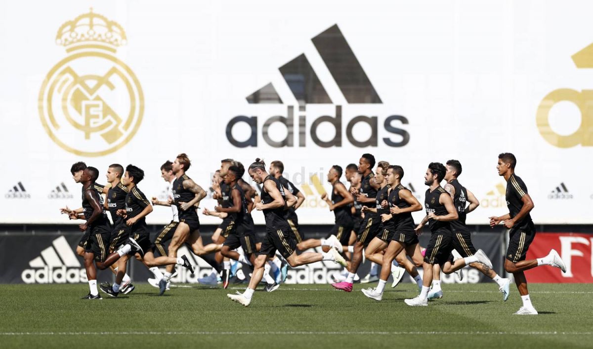 تمرین رئال مادرید با حضور جیمز رودریگز و بیل