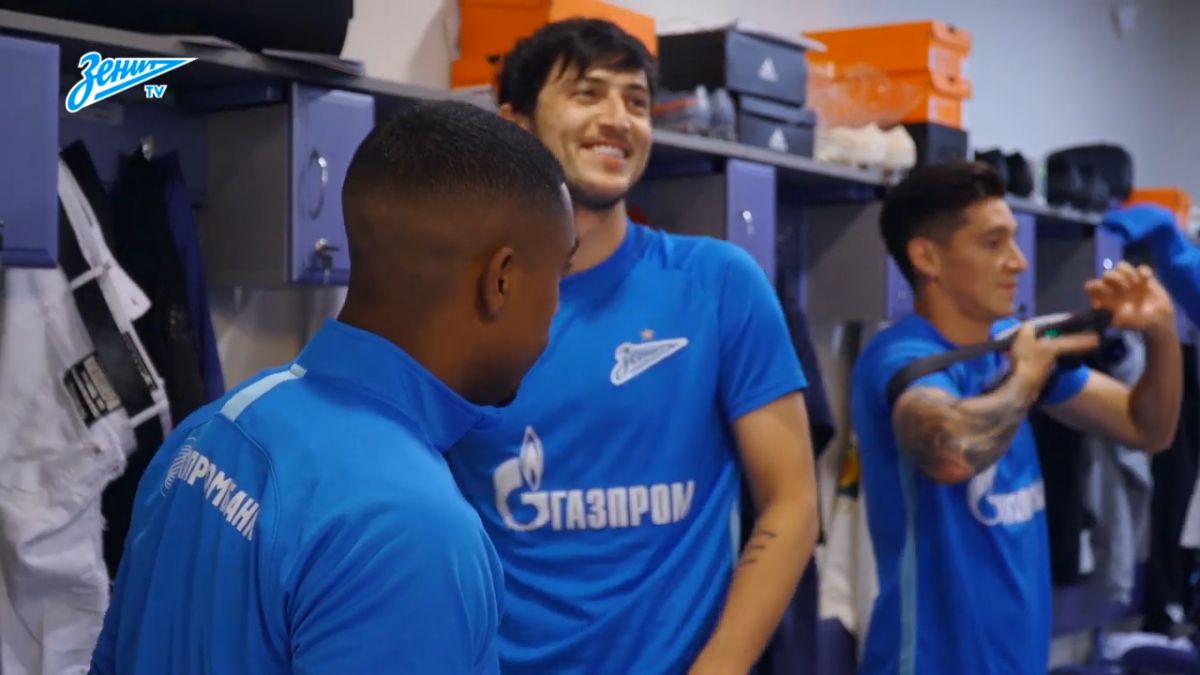 اولین روز حضور مالکوم در باشگاه زنیت