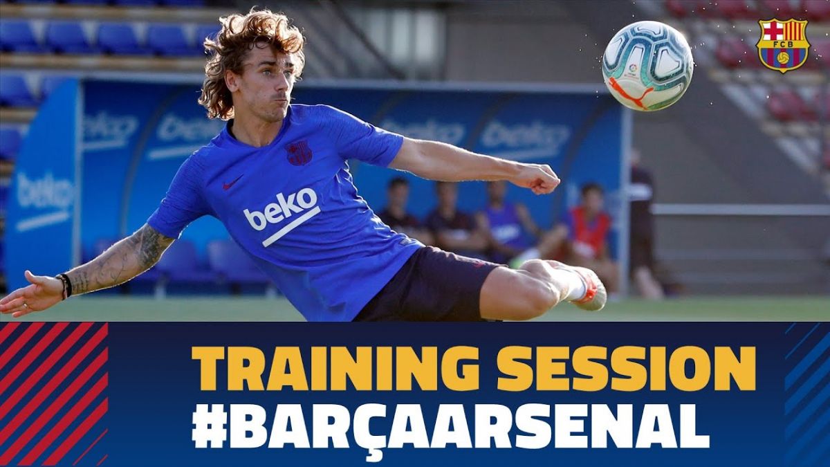 آخرین تمرین بارسلونا برای جام خوان گمپر 2019