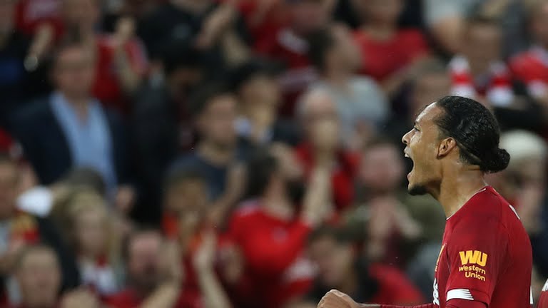 گل سوم لیورپول به نوریچ (فن دایک)