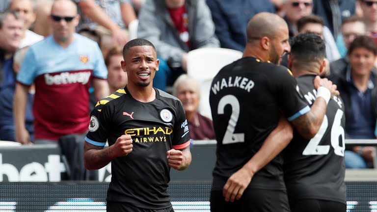 گل اول منچستر سیتی به وستهام (ژسوس / استارت استثنایی واکر)